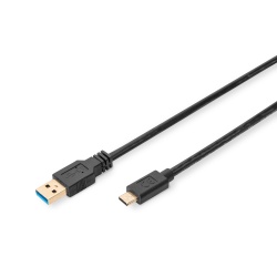 Digitus USB Type-C™ connection cable, Gen2, Type-C™ to A