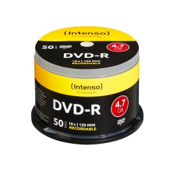 Intenso DVD-R 4.7GB, 16x 50 pc(s)