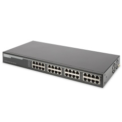 Digitus 16 Port Gigabit Ethernet PoE+ Injector, 802.3at, 250 W