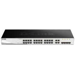 D-Link DGS-1210-24 Managed L2 Gigabit Ethernet (10/100/1000) 1U Black