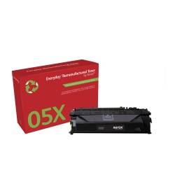 Everyday Remanufactured Black Toner by Xerox replaces HP 05X (CE505X), High Capacity