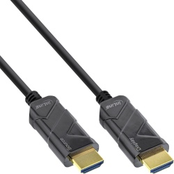 InLine HDMI AOC Cable, Ultra High Speed HDMI Cable, 8K4K, black, 20m