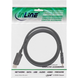 InLine DisplayPort to HDMI converter cable, black, 3m