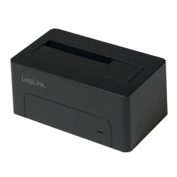 LogiLink QP0026 storage drive docking station USB 3.2 Gen 1 (3.1 Gen 1) Type-B Black