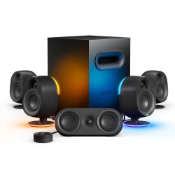 Steelseries Arena 9 speaker set PC/Laptop Black 5.1 channels 2-way Bluetooth