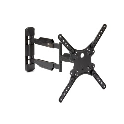 StarTech.com Full Motion TV Wall Mount - 32-55 inch (77lb/35kg) VESA Displays - Low Profile Universal Flat Screen TV Wall Mount - Heavy Duty Adjustable Tilt/Swivel Articulating Arm Bracket