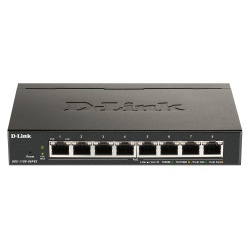 D-Link DGS-1100-08PV2 Managed L2/L3 Gigabit Ethernet (10/100/1000) Power over Ethernet (PoE) Black