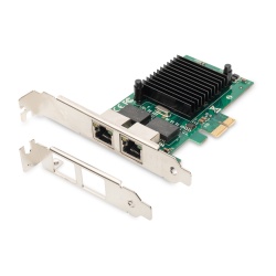 Digitus Gigabit Ethernet PCI Express Card, 2-port