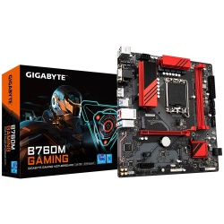 Gigabyte B760M GAMING Motherboard - Supports Intel Core 14th CPUs, 6+2+1 Phases Digital VRM, up to 8000MHz DDR5 (OC), 2xPCIe 4.0 M.2, 2.5GbE LAN, USB 3.2 Gen 1