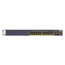 NETGEAR M4300-28G-PoE+ Managed L2/L3/L4 10G Ethernet (100/1000/10000) Power over Ethernet (PoE) 1U Black