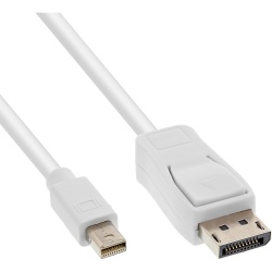 InLine Mini DisplayPort to DisplayPort Cable white 2m