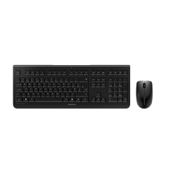 CHERRY DW 3000 Wireless Keyboard & Mouse Set, Black, USB (UK)