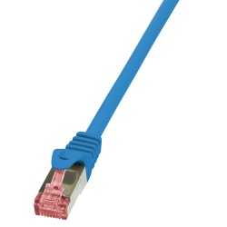 LogiLink 0.5m Cat.6 S/FTP networking cable Blue Cat6 S/FTP (S-STP)