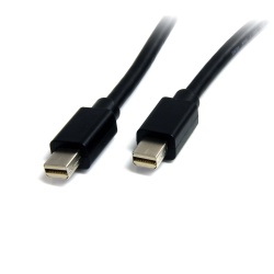 StarTech.com 1m (3ft) Mini DisplayPort Cable - 4K x 2K Ultra HD Video - Mini DisplayPort 1.2 Cable - Mini DP to Mini DP Cable for Monitor - mDP Cord works with Thunderbolt 2 Ports - M/M