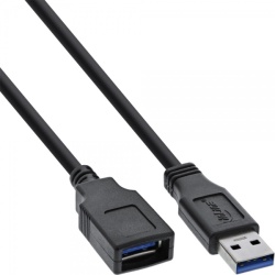 InLine 35630 USB cable 3 m USB 3.2 Gen 1 (3.1 Gen 1) USB A USB B Black