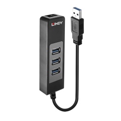 Lindy USB 3.1 Hub & Gigabit Ethernet Adapter