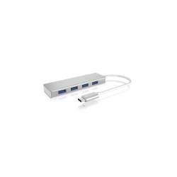 ICY BOX IB-HUB1425-C3 USB 3.2 Gen 1 (3.1 Gen 1) Type-C 5000 Mbit/s Silver