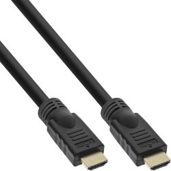 InLine High Speed HDMI Cable with Ethernet Premium 4K2K male / male black 1m