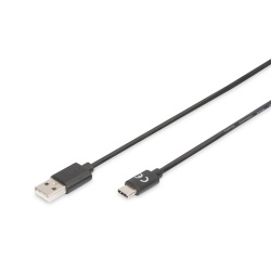 Digitus USB Type-C connection cable, Type-C to A