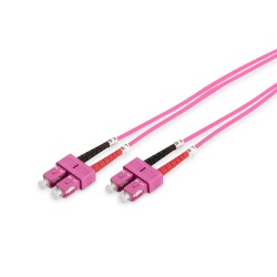 Digitus Fiber Optic Multimode Patch Cord, OM4, SC / SC