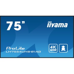 iiyama LH7554UHS-B1AG Signage Display Digital signage flat panel 190.5 cm (75