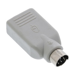 InLine USB Adapter USB A female / PS/2 male