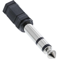 InLine Audio Adapter 6.3mm male / 3.5mm female Stereo