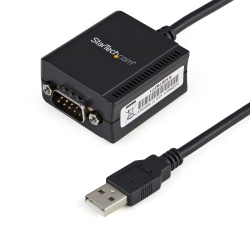 StarTech.com 1 Port FTDI USB to Serial RS232 Adapter Cable with COM Retention