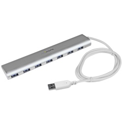 StarTech.com 7-Port Compact USB 3.0 Hub with Built-in Cable~7-Port Compact USB 3.0 Hub (5Gbps) with Built-in Cable