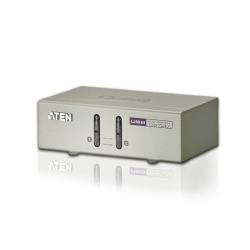 ATEN 2-Port USB VGA KVM with Audio (KVM Cables included)