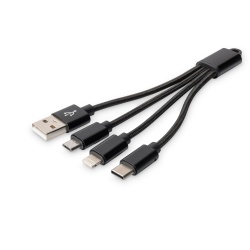 Digitus 3-in-1 charging cable