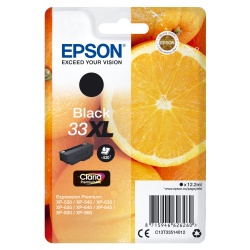 Epson Oranges Singlepack Black 33XL Claria Premium Ink