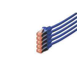 Digitus CAT 6 S/FTP patch cord, 5 units