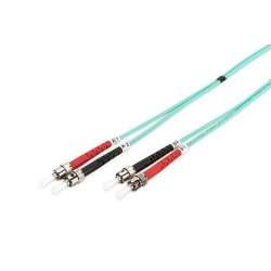 Digitus Fiber Optic Multimode Patch Cord, OM 3, ST / ST