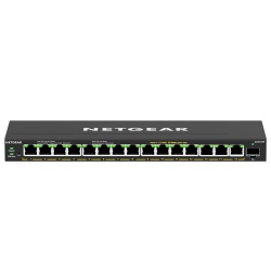 NETGEAR GS316EP Managed Gigabit Ethernet (10/100/1000) Power over Ethernet (PoE) Black