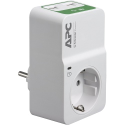 APC PM1WU2-GR surge protector White 1 AC outlet(s) 230 V