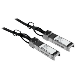 StarTech.com Cisco SFP-H10GB-CU1M Compatible 1m 10G SFP+ to SFP+ Direct Attach Cable Twinax - 10GbE SFP+ Copper DAC 10 Gbps Low Power Passive Mini GBIC/Transceiver Module DAC Firepower ASR920 ASR9000