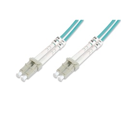 Digitus Fiber Optic Multimode Patch Cord, OM 3, LC / LC