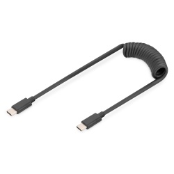 Digitus USB 2.0 - USB C to USB C Spiral Cable