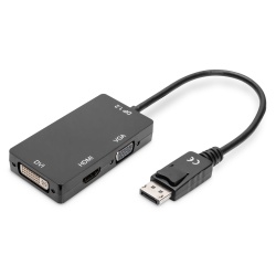 Digitus DisplayPort 3in1 Adapter / Converter