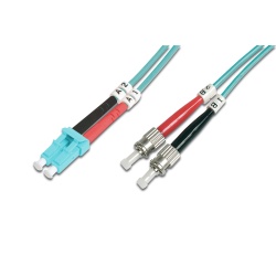 Digitus Fiber Optic Multimode Patch Cord, OM 3, LC / ST