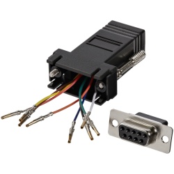 StarTech.com DB9 to RJ45 Modular Adapter - F/F