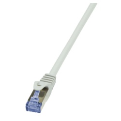 LogiLink 1 m Cat7 S/FTP networking cable Grey S/FTP (S-STP)