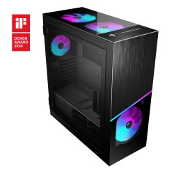 MSI MPG SEKIRA 500X Full Tower Gaming Computer Case 'Black, 3x 200mm ARGB + 1x 200mm + 1x120mm ARGB Fans, Mystic Light Sync, 8 Channel ARGB Hub, USB Type-C, Tempered Glass Panels, E-ATX, ATX, mATX, mini-ITX'