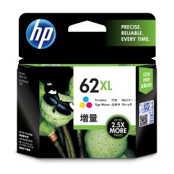 HP 62XL High Yield Tri-color Original Ink Cartridge