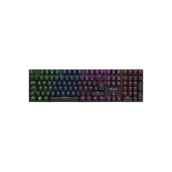 Sharkoon PureWriter RGB keyboard USB German Black