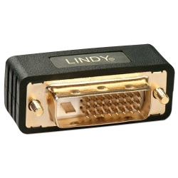 Lindy Premium DVI-D Coupler, Male to Female