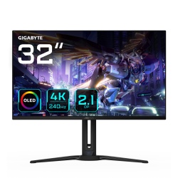 AORUS FO32U2P 32” OLED Gaming Monitor - 3840 x 2160(UHD), 240Hz, 0.03ms, 250 cd/m2, KVM, FreeSync Premium Pro, DisplayHDR True Black 400, Displayport2.1