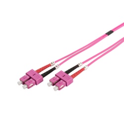 Digitus Fiber Optic Multimode Patch Cord, OM4, SC / SC