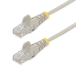 StarTech.com 2.5 m CAT6 Cable - Slim - Snagless RJ45 Connectors - Grey